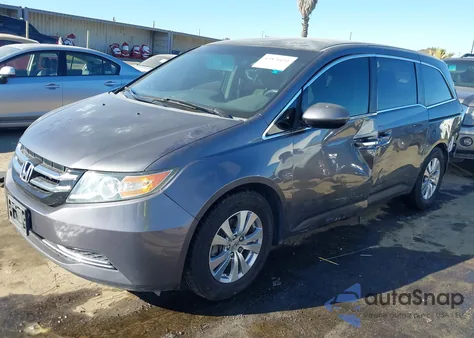 2015 Honda Odyssey Ex из США, поврежденный, VIN 5FNRL5H45FB068114
